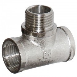 STOUT Тройник ВНВ никелированный 3/4"x3/4"x3/4"