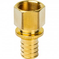 STOUT Переходник с внутренней резьбой 25xG 3/4" для труб из сшитого полиэтилена аксиальный