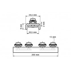 Соединитель продольный для профиля WM0-35 BIS RapidRail, Walraven